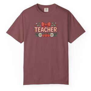 "Strawberry Teacher" Graphic T-Shirt